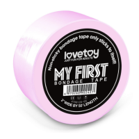 LOVETOY MY FIRST BONDAGE TAPE - PINK LOVETOY MY FIRST BONDAGE TAPE - PINK